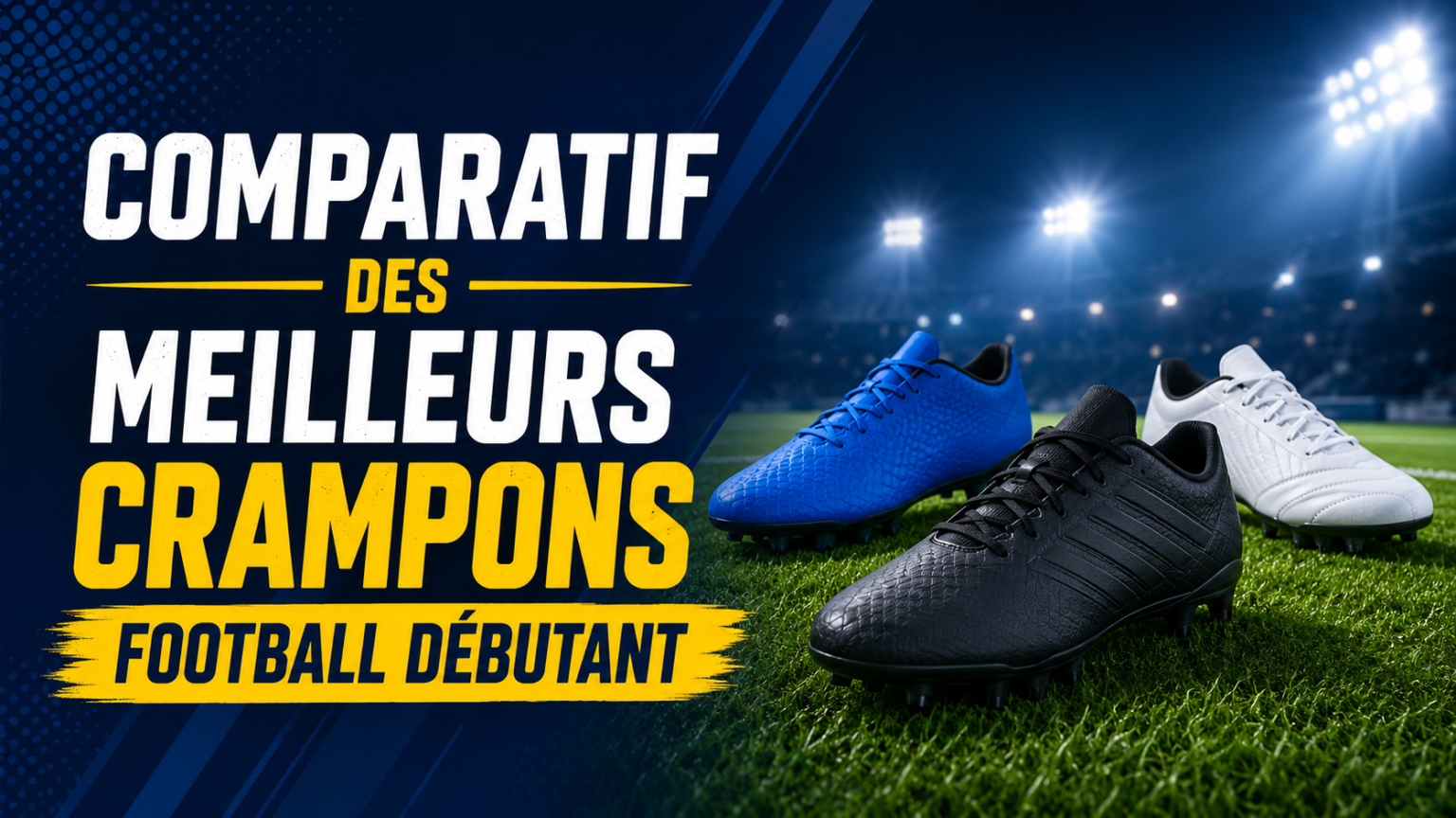 meilleurs crampons football débutant