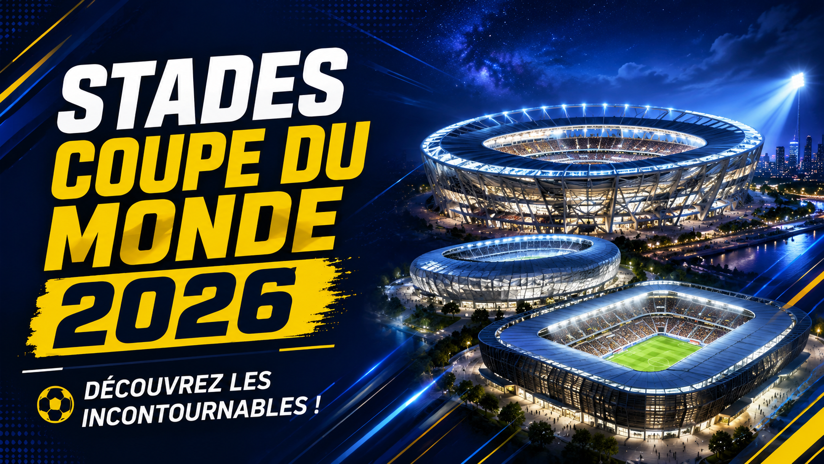 Lire la suite à propos de l’article Stades Coupe du Monde 2026 : Découvrez les incontournables!