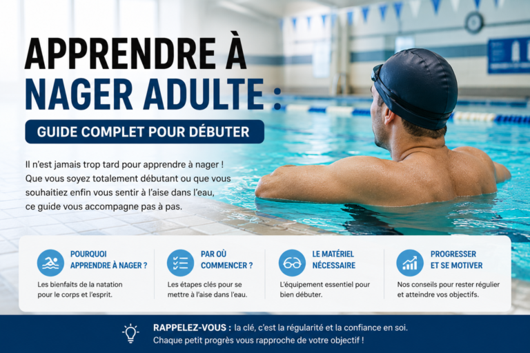 Apprendre à nager adulte