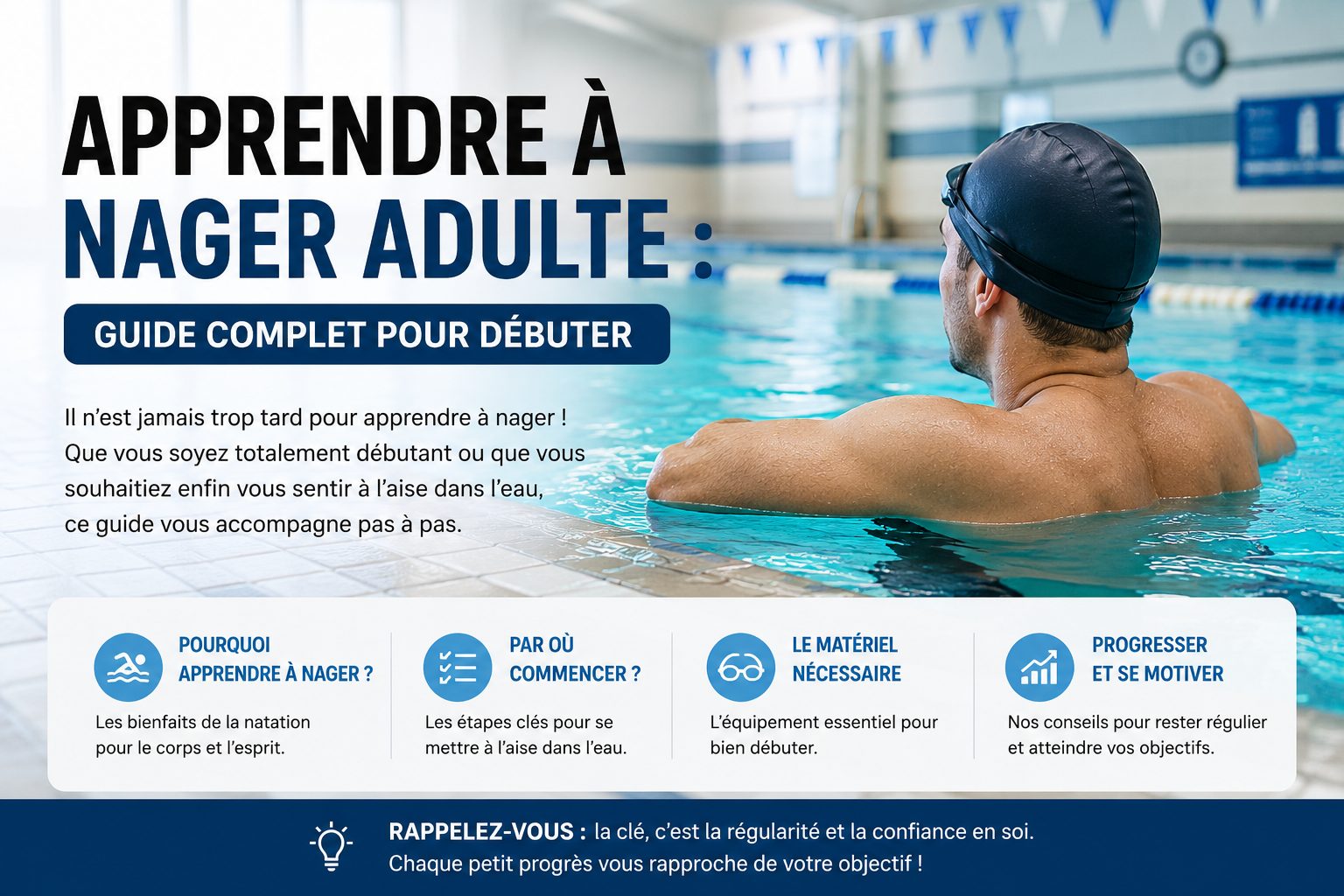 Apprendre à nager adulte