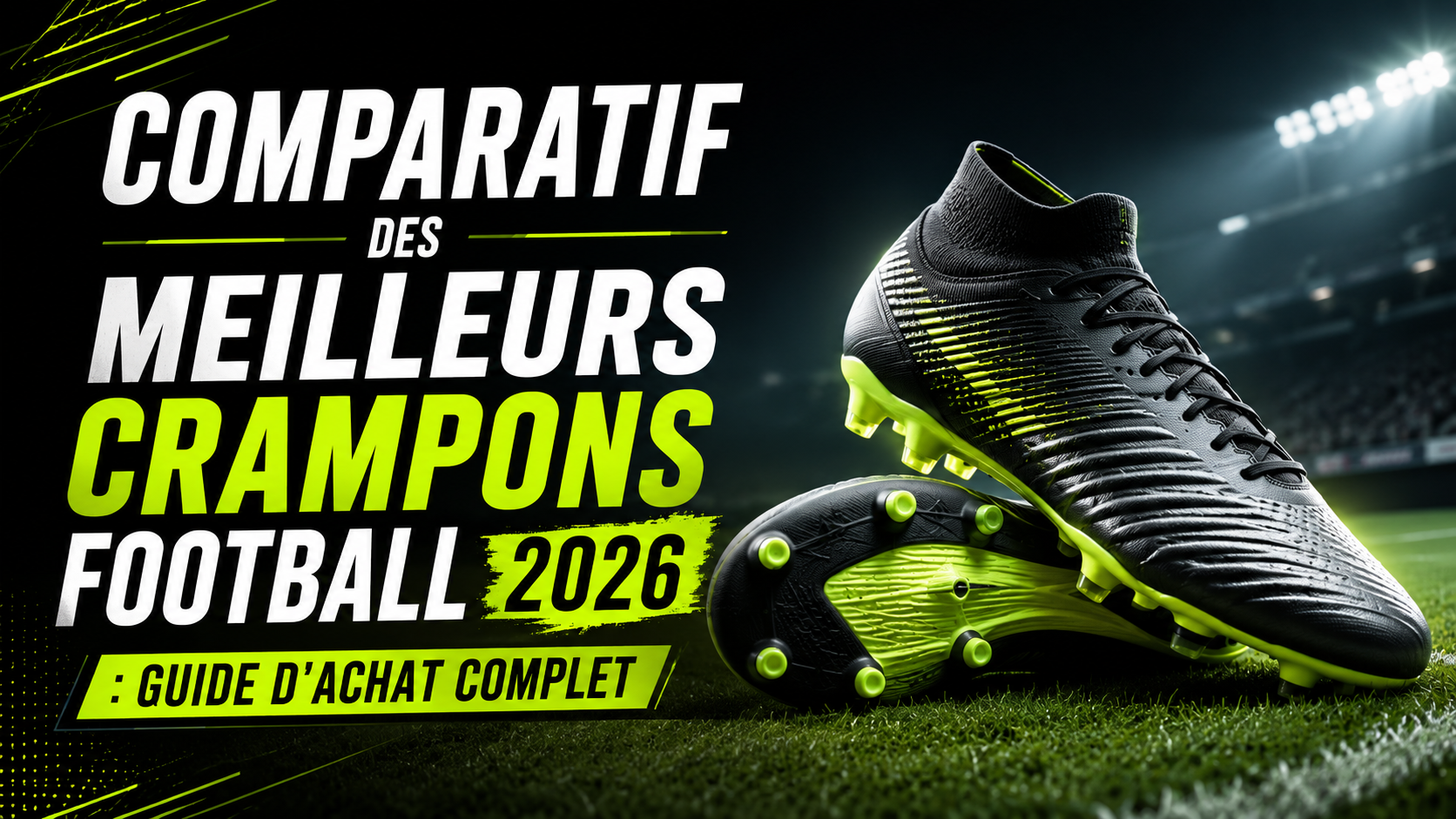 Lire la suite à propos de l’article Comparatif des meilleurs crampons football 2026 : Guide d&rsquo;achat complet