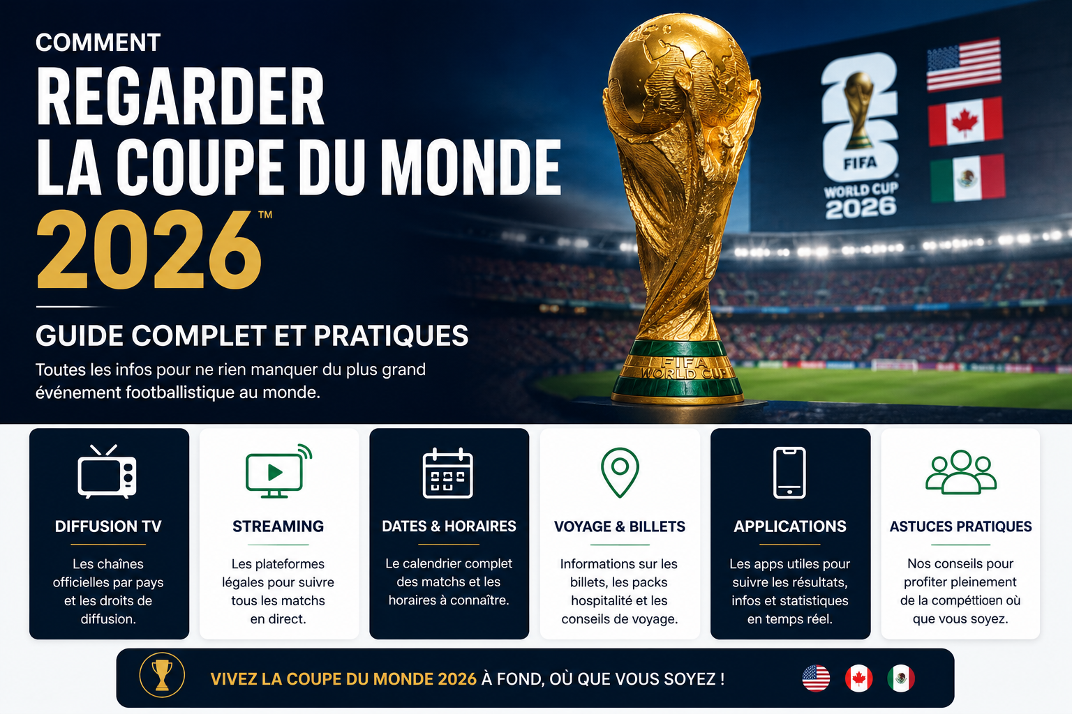 regarder la Coupe du Monde 2026
