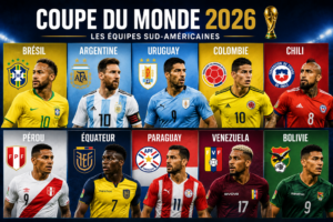 équipes sud-américaines Coupe du Monde 2026