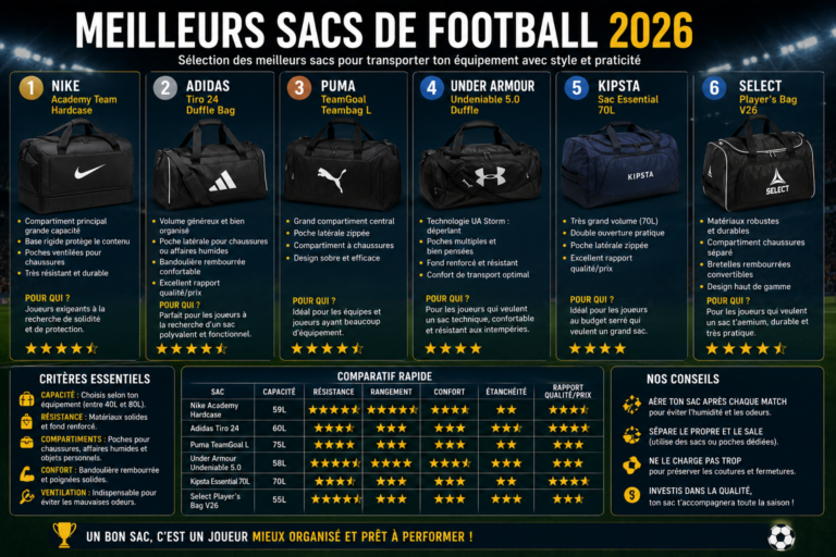 Meilleurs Sacs de Football 2026