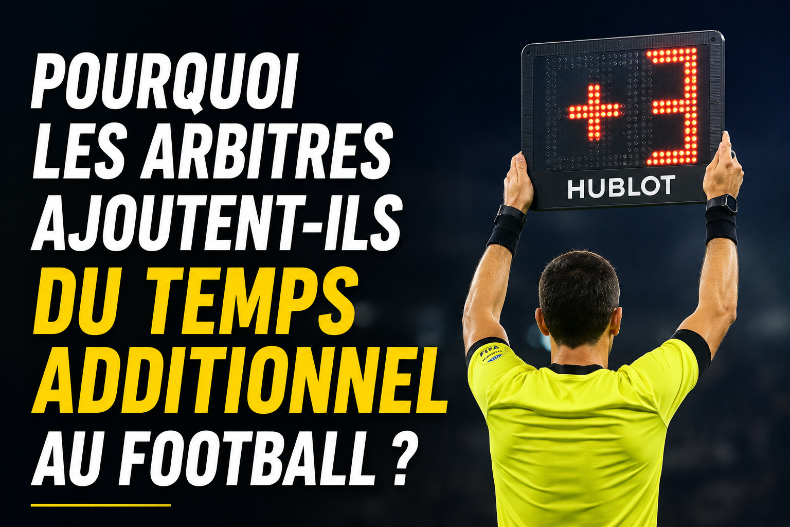 temps additionnel au football