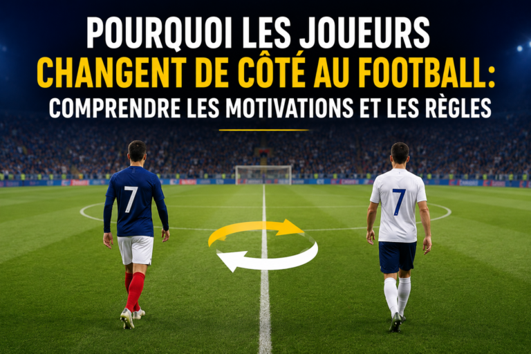 joueurs changent de côté au football