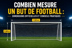 Combien mesure un but de football