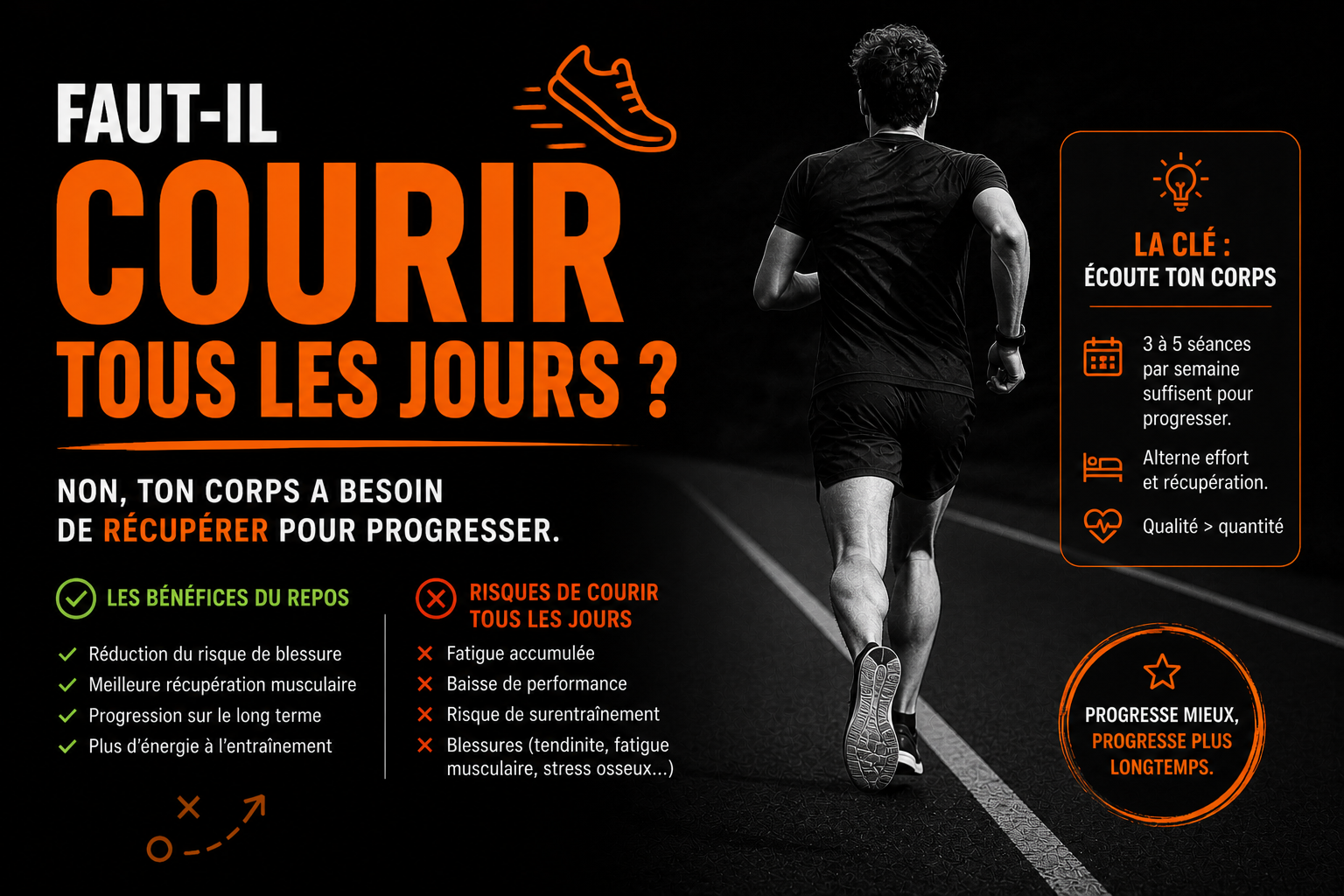 Faut-il courir tous les jours