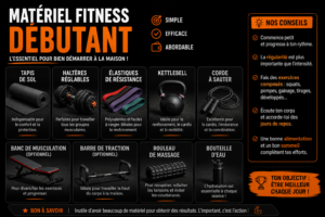 matériel fitness débutant