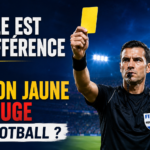 Quelle est la différence entre carton jaune et rouge au football ?