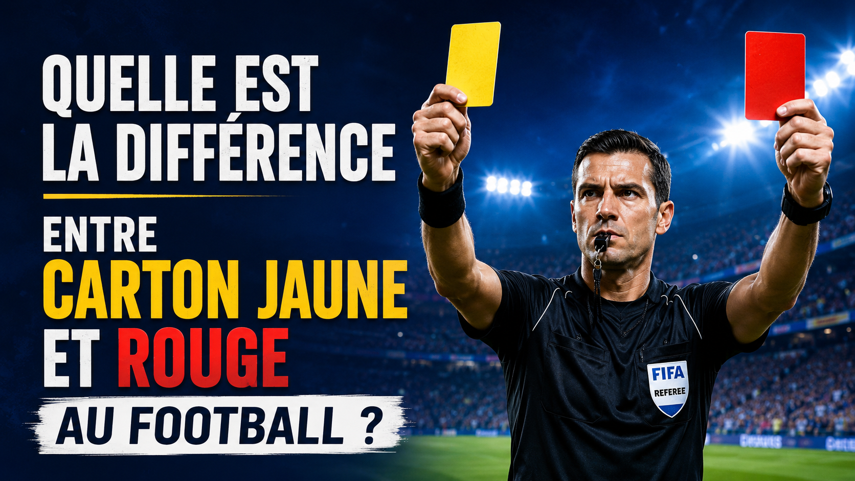 Lire la suite à propos de l’article Quelle est la différence entre carton jaune et rouge au football ?