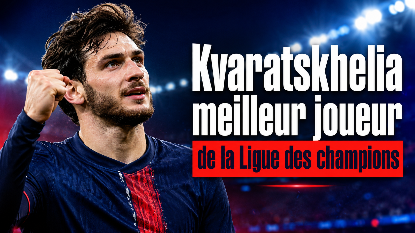 Lire la suite à propos de l’article Kvaratskhelia meilleur joueur Ligue des champions : le nouveau roi du PSG ?