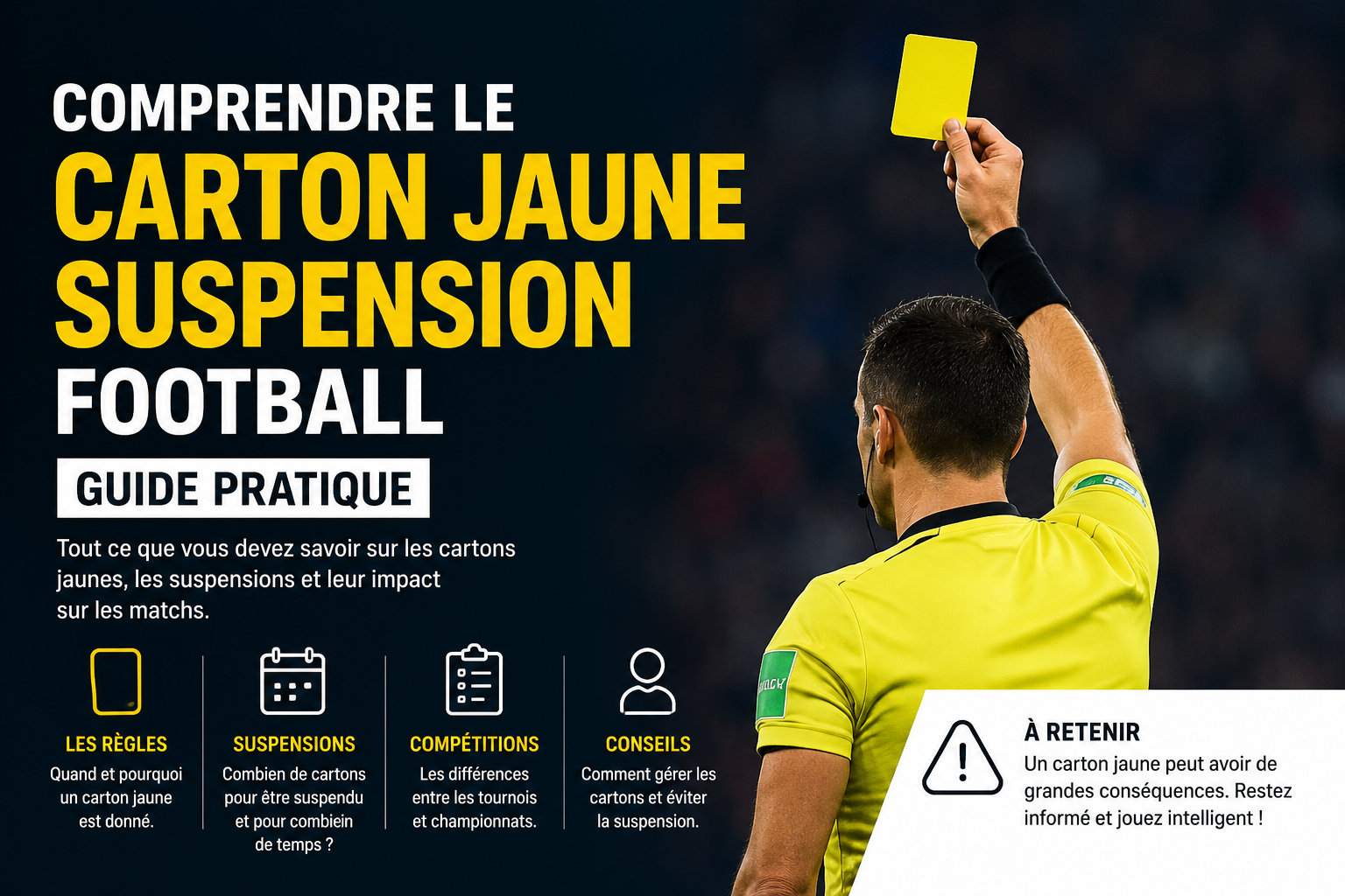 Carton Jaune Suspension Football