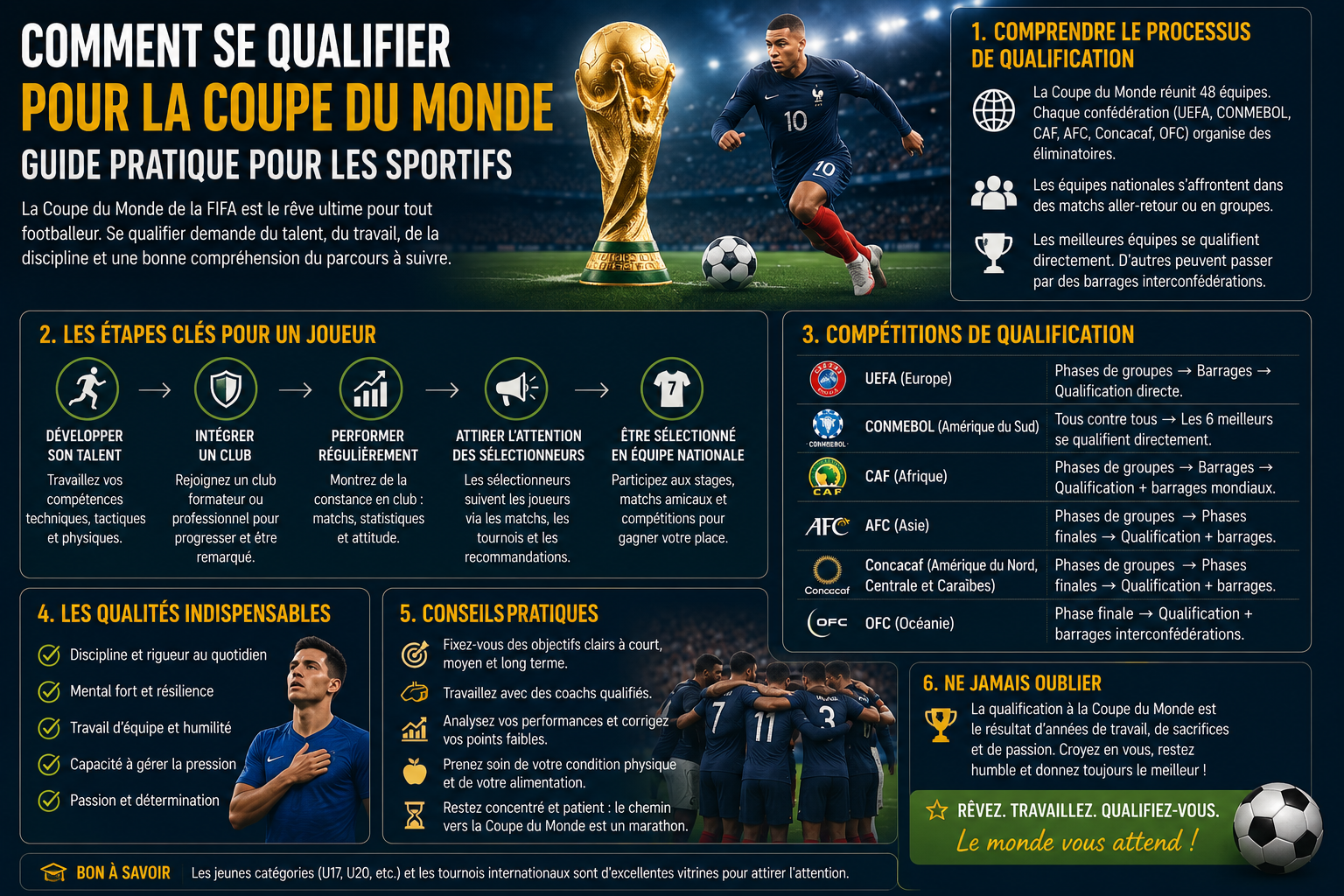 se qualifier pour la Coupe du Monde