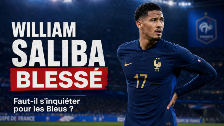 William Saliba blessé