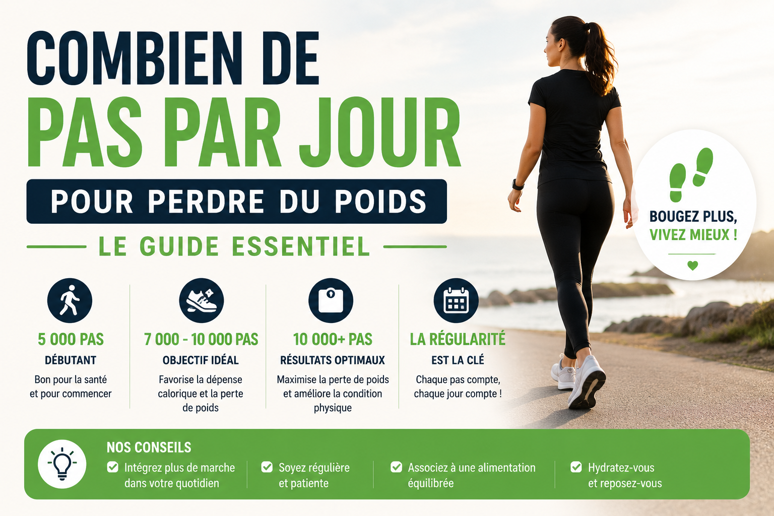 Combien de pas par jour