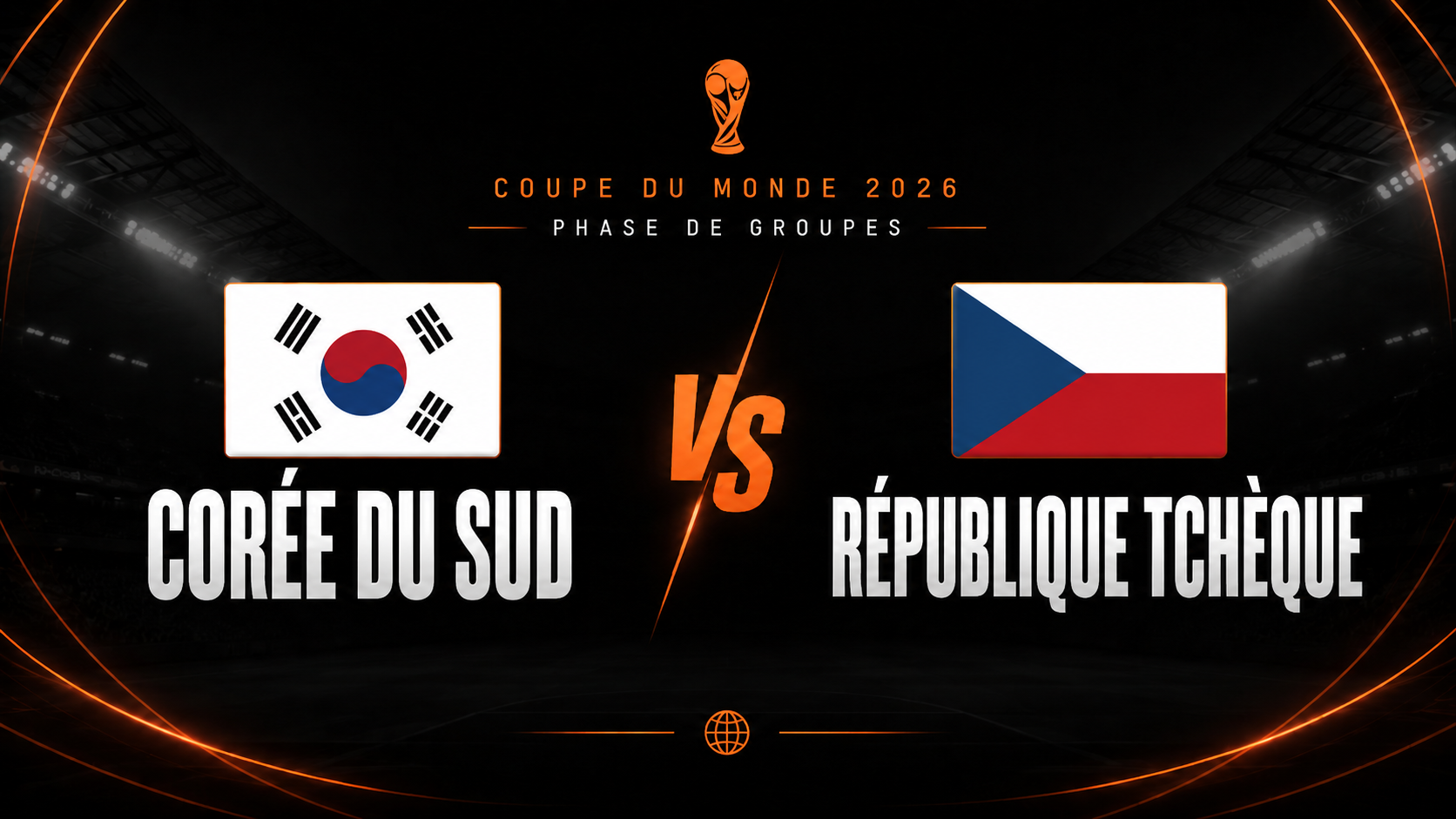 Lire la suite à propos de l’article South Korea – Czech Republic : match en direct Coupe du Monde 2026