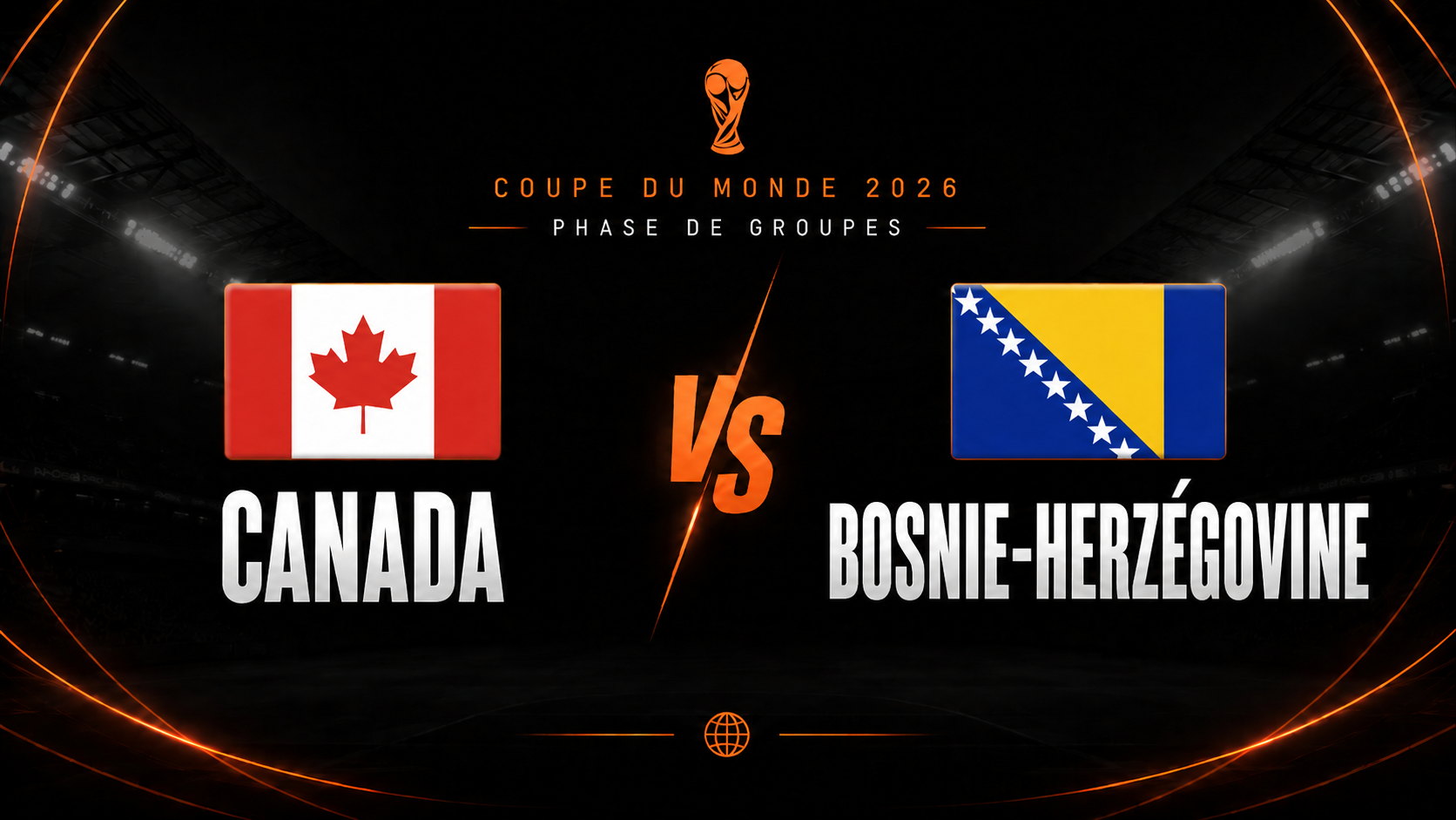 Lire la suite à propos de l’article Canada – Bosnia & Herzegovina : match en direct Coupe du Monde 2026