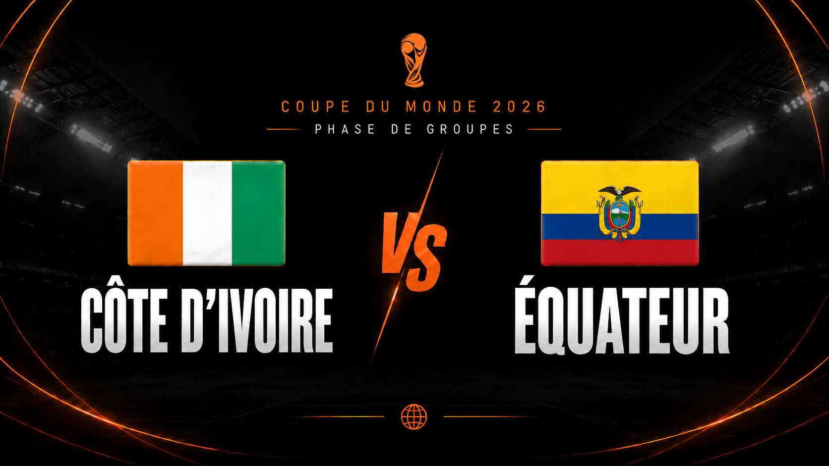 Lire la suite à propos de l’article Ivory Coast – Ecuador : match en direct Coupe du Monde 2026