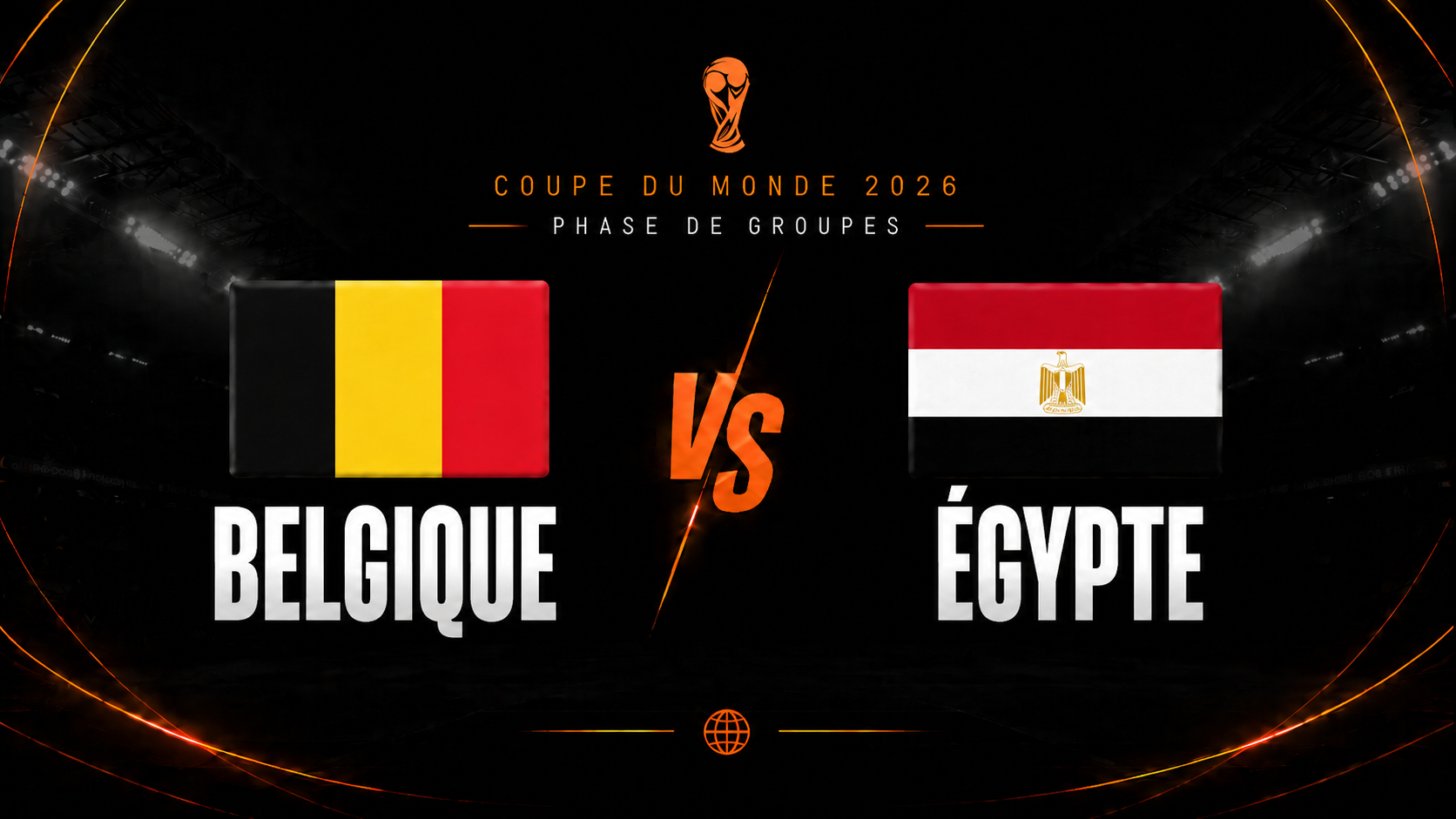 Lire la suite à propos de l’article Belgium – Egypt : match en direct Coupe du Monde 2026