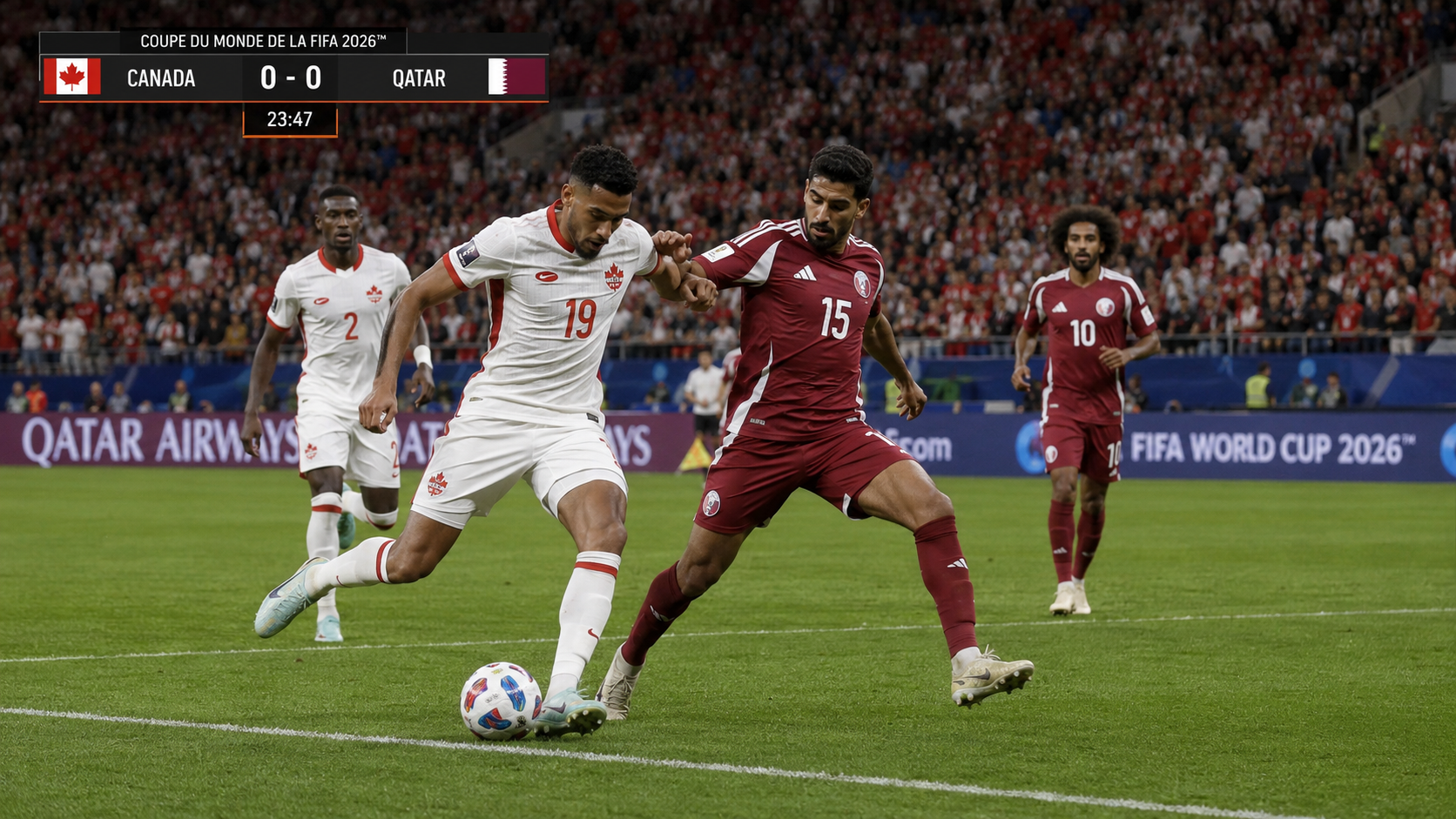 Lire la suite à propos de l’article Canada – Qatar : match en direct Coupe du Monde 2026