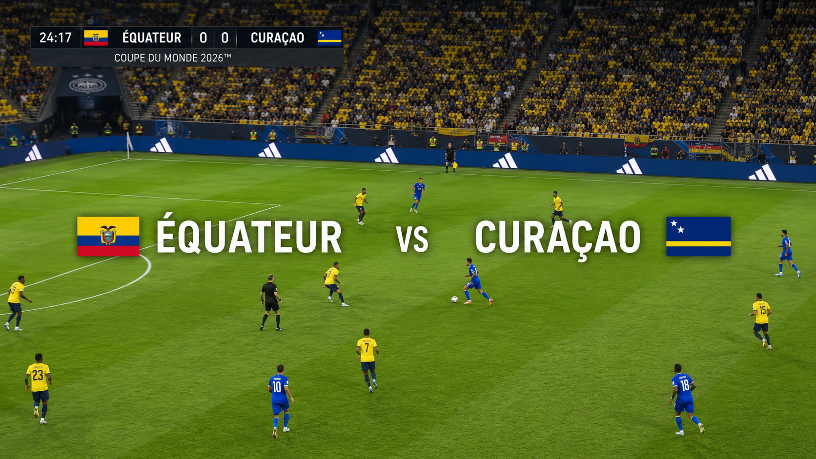 Lire la suite à propos de l’article Ecuador – Curaçao : match en direct Coupe du Monde 2026