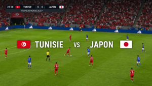 Match en direct : Tunisie vs Japon