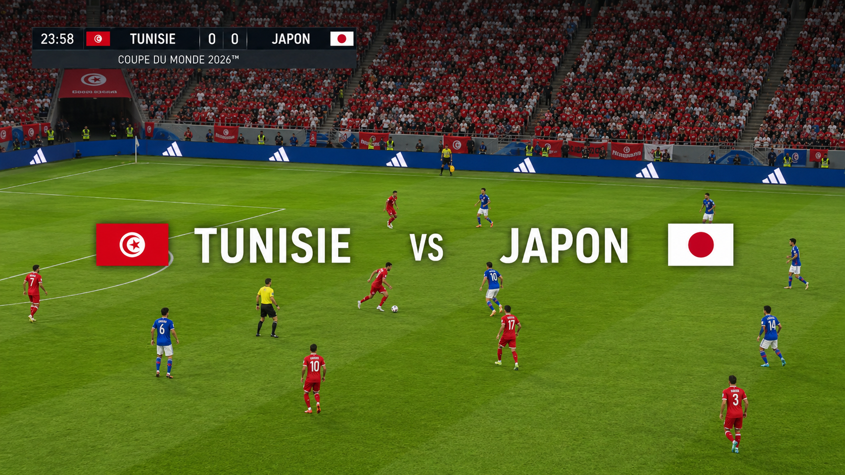 Lire la suite à propos de l’article Tunisia – Japan : match en direct Coupe du Monde 2026