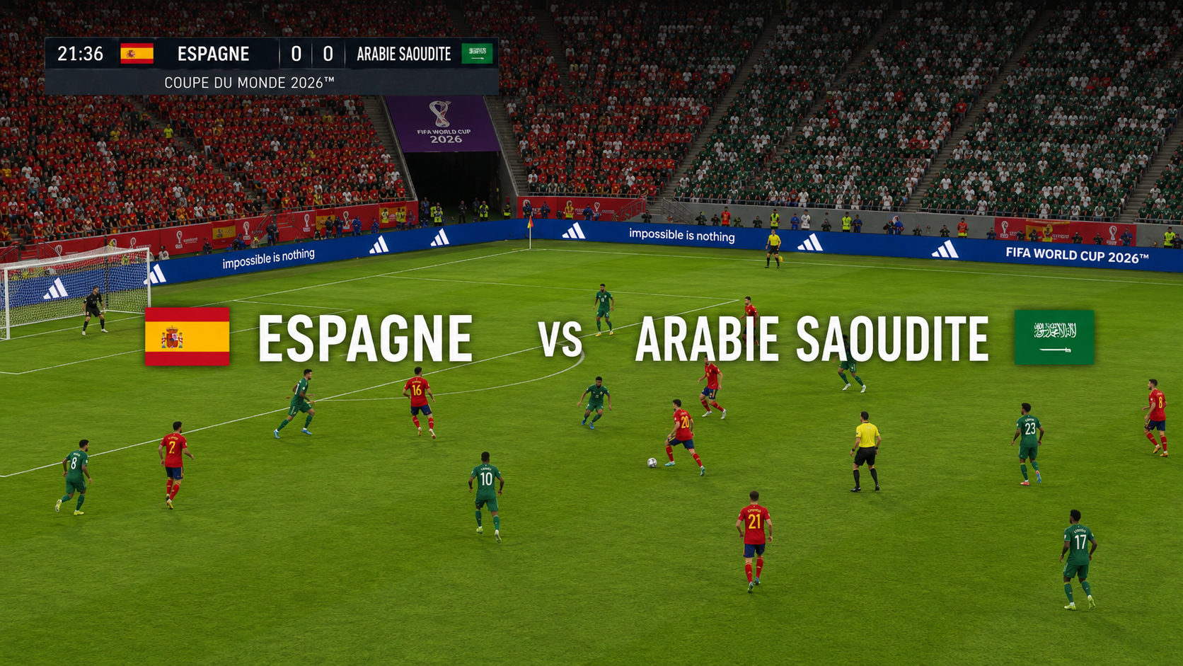 Lire la suite à propos de l’article Spain – Saudi Arabia : match en direct Coupe du Monde 2026