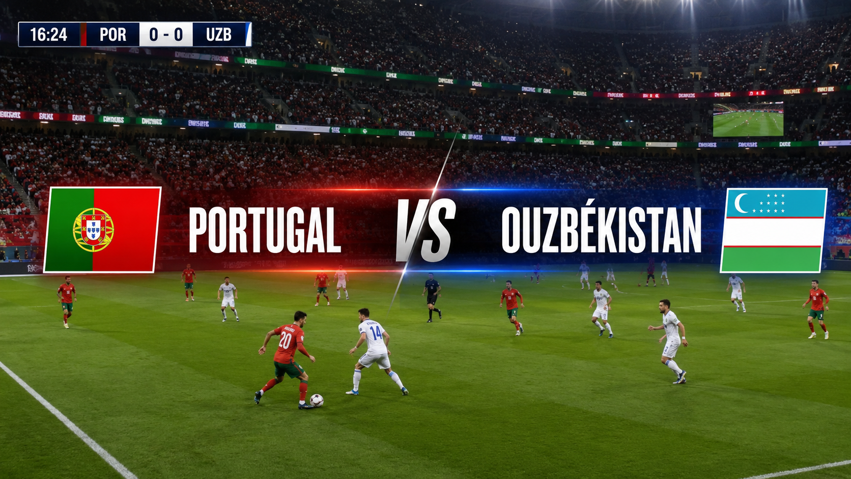 Lire la suite à propos de l’article Portugal – Uzbekistan : match en direct Coupe du Monde 2026