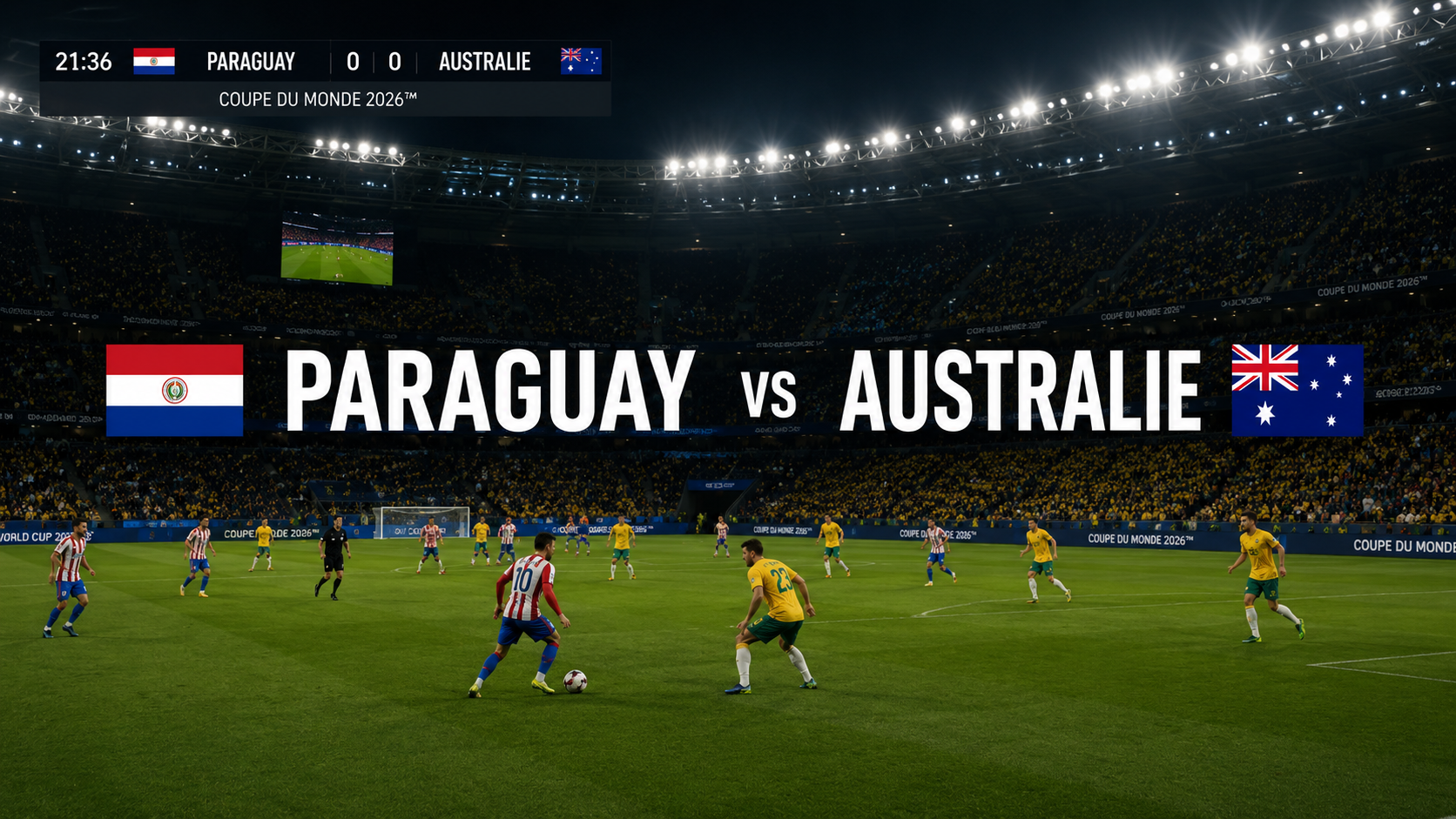 Lire la suite à propos de l’article Paraguay – Australia : match en direct Coupe du Monde 2026