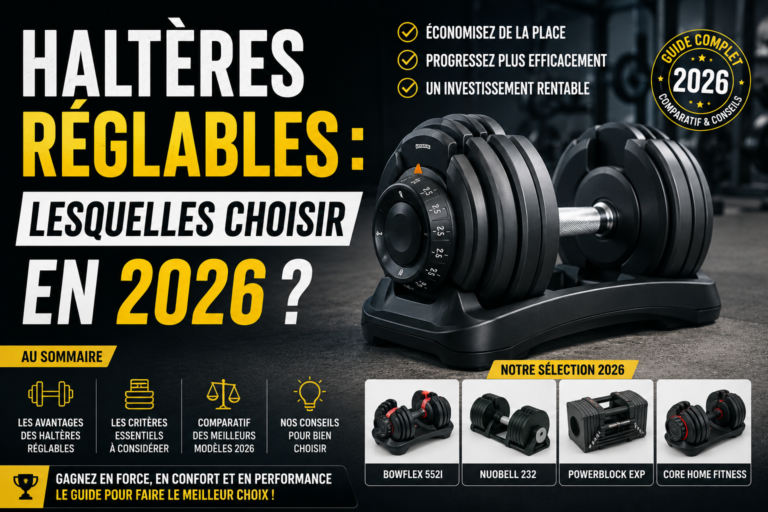 Haltères réglables