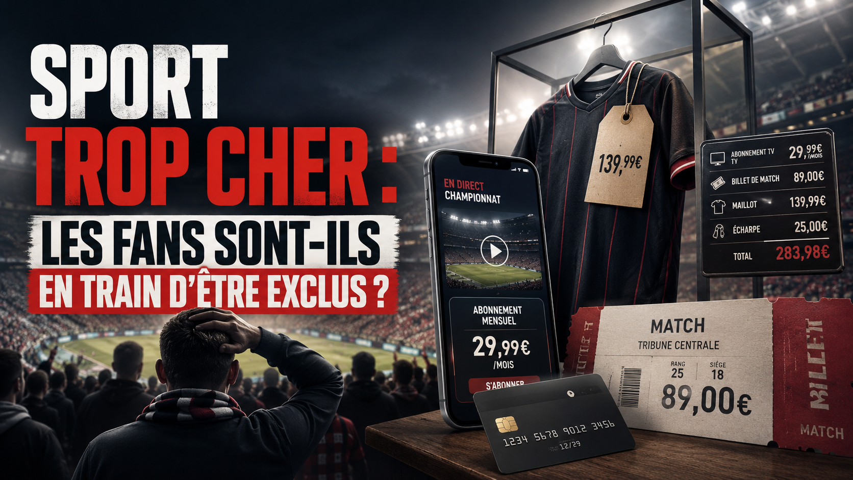 Lire la suite à propos de l’article Sport trop cher : les fans sont-ils en train d’être exclus ?